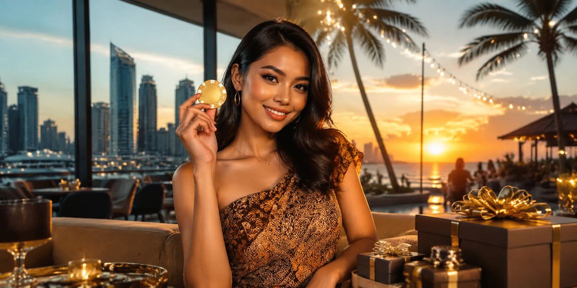 Pemain menikmati sesi kasino sambil minum kopi di kafe dengan suasana santai